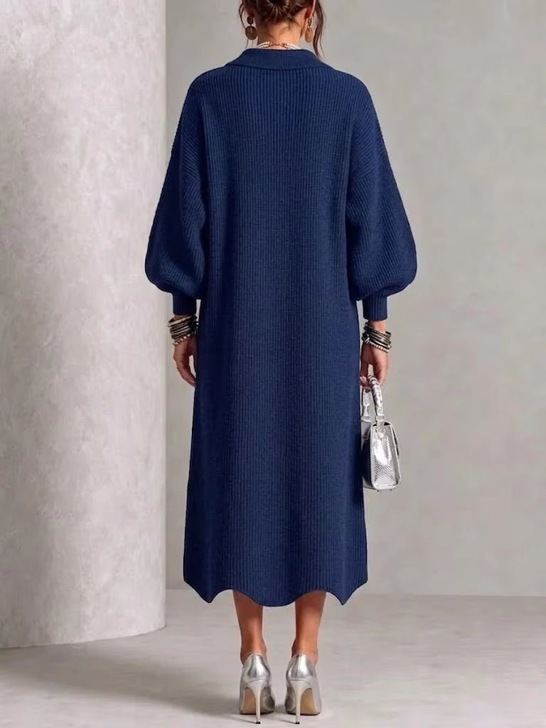 Clarie | Vestido Camisero con Botones que Cubre la Barriga
