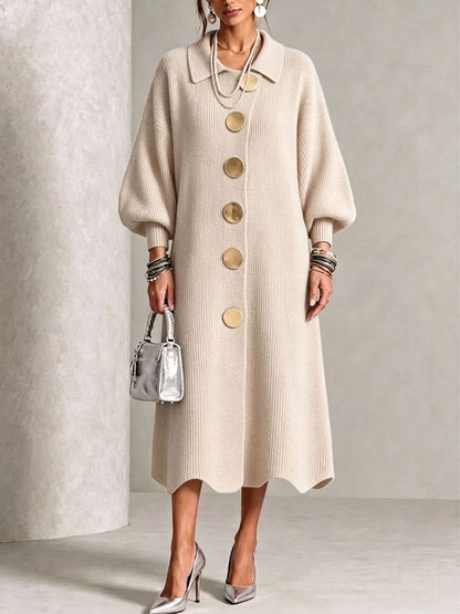 Clarie | Vestido Camisero con Botones que Cubre la Barriga