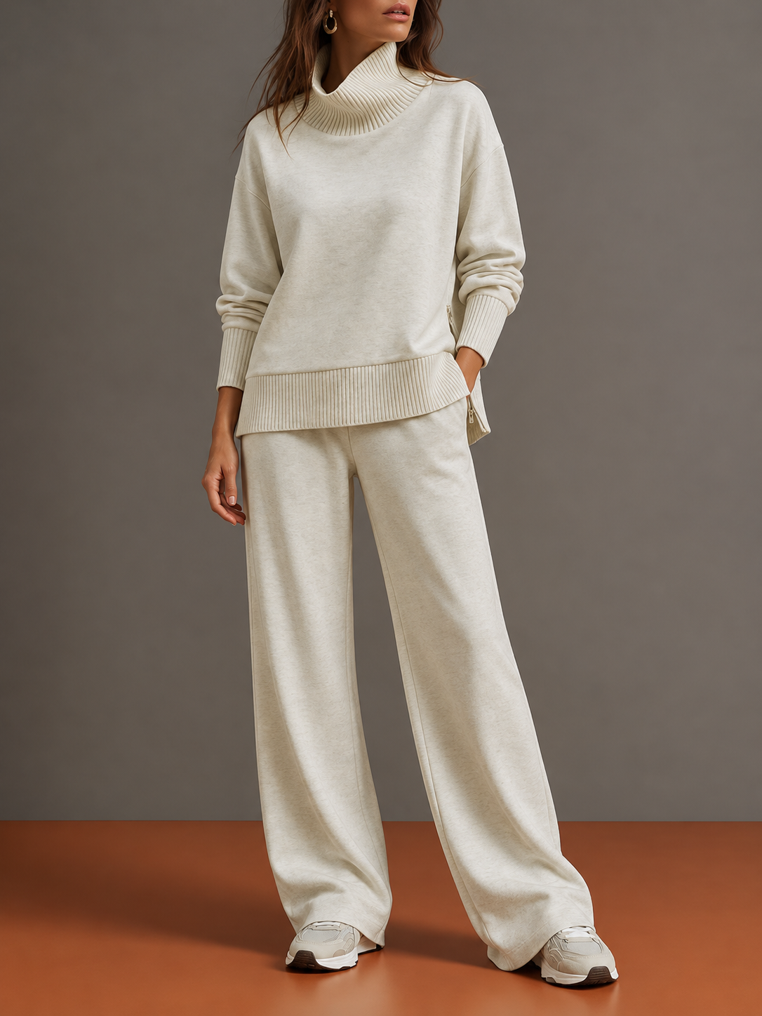 Serena | Conjunto Completo en Felpa Amplia