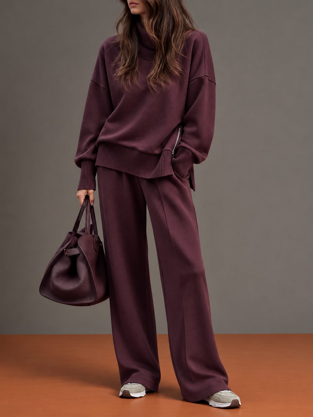 Serena | Conjunto Completo en Felpa Amplia